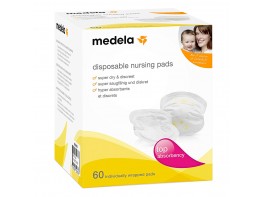 Imagen del producto Medela discos absorbentes desechables 60u