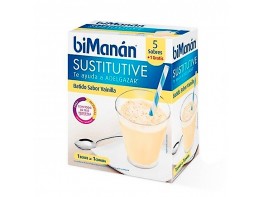 Imagen del producto BIMANAN BATIDO VAINILLA 55 GR X 6 SOBRES