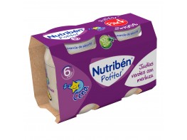 Imagen del producto Nutriben bipack cena judias verdes con merluza 2x190g
