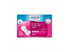 Imagen del producto Lindor Lady pad maxi 5 gotas 14u