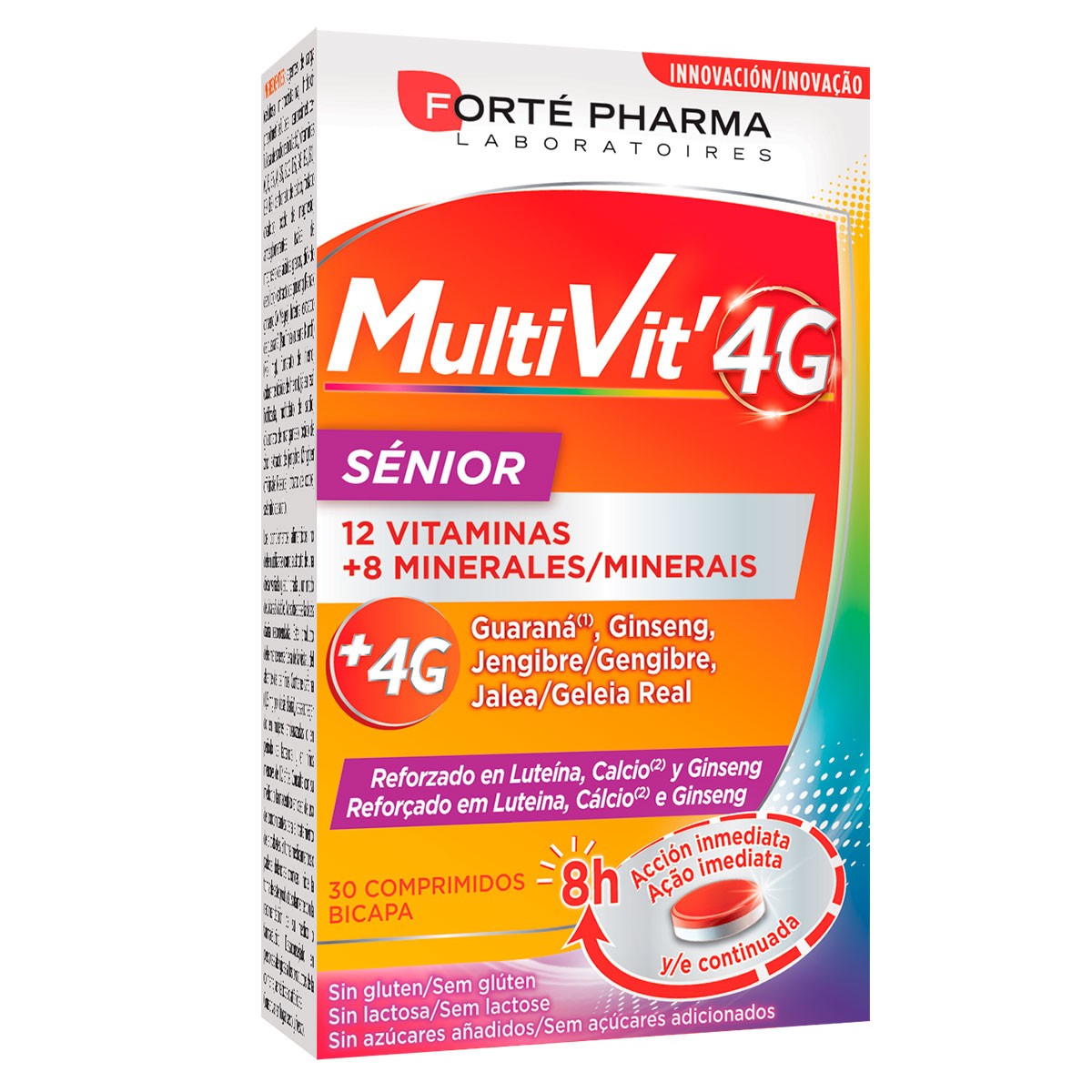 Imagen de Forte Pharma Multivit 4g senior 30 compr. bicapa
