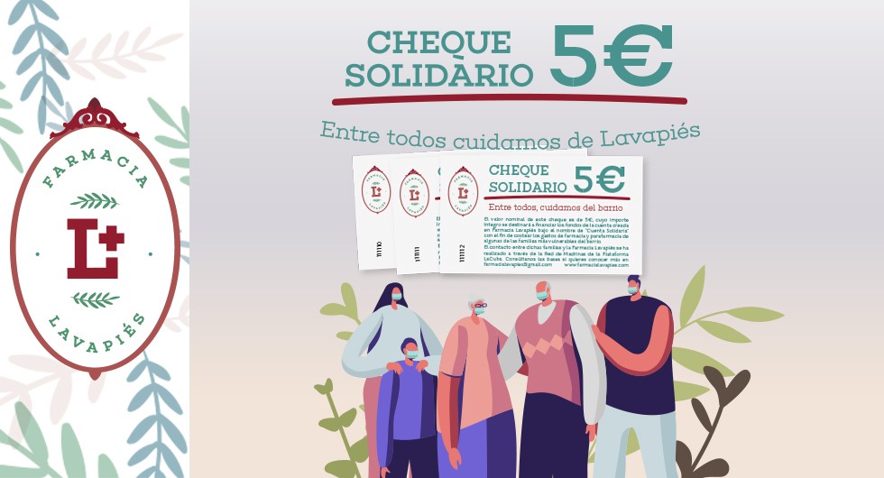 Imagen de CHEQUE SOLIDARIO LAVAPIES